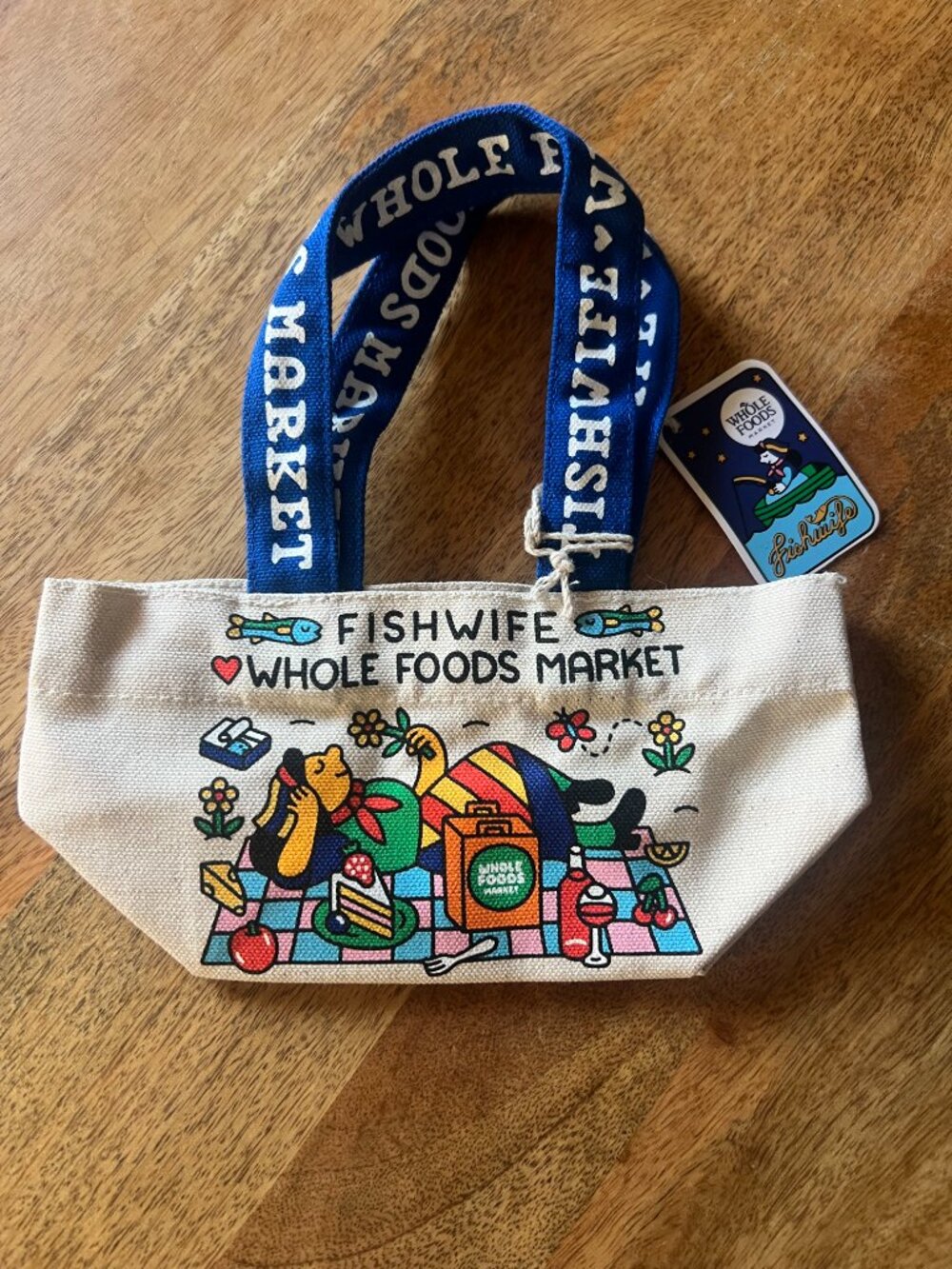 Whole Foods Market Fishwife Reusable Micro Tote